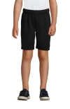 Lands' End School Uniform Boys Mesh Gym Shorts In Black