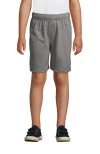 Lands' End Kids'  School Uniform Boys Mesh Gym Shorts In Stone Gray