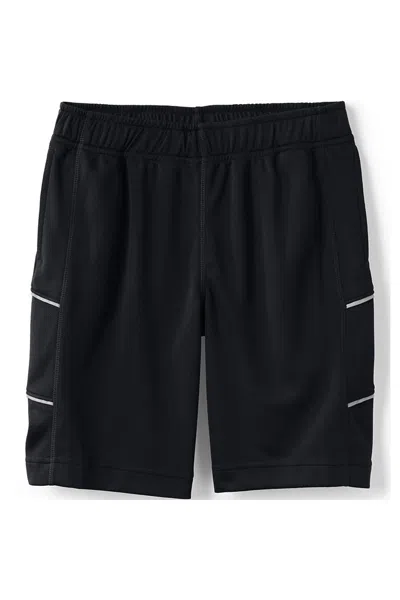 Lands' End School Uniform Custom Boys Active Gym Shorts In Black
