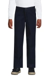 Lands' End School Uniform Girls Active Performance Chino Pants In Classic Navy