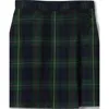 Lands' End School Uniform Girls Plaid A-line Skirt Below The Knee In Blue