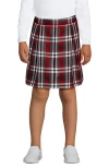 Lands' End Kids'  School Uniform Girls Plaid Skort Top Of Knee In Multi