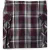 Lands' End School Uniform Girls Side Pleat Plaid Skort Above Knee In Multi