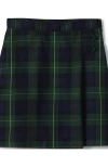 Lands' End School Uniform Girls Plaid A-line Skirt Below The Knee In Multi