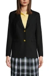 LANDS' END LANDS' END SCHOOL UNIFORM  HOPSACK BLAZER