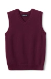 LANDS' END LANDS' END SCHOOL UNIFORM KIDS COTTON MODAL SWEATER VEST