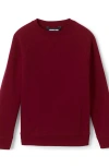 Lands' End School Uniform Kids Crew Sweatshirt In Garnet