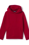 Lands' End School Uniform Kids Hooded Pullover Sweatshirt In Red