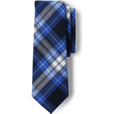 Lands' End School Uniform Kids Plaid To Be Tied Tie In Multi