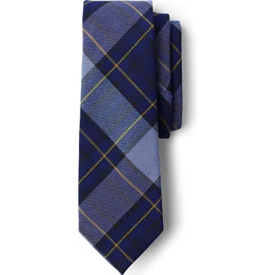Lands' End School Uniform Kids Plaid To Be Tied Tie In Multi