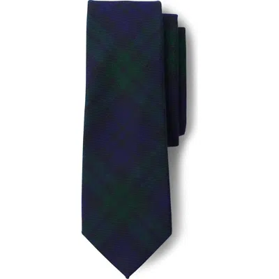 Lands' End School Uniform Kids Plaid To Be Tied Tie In Multi