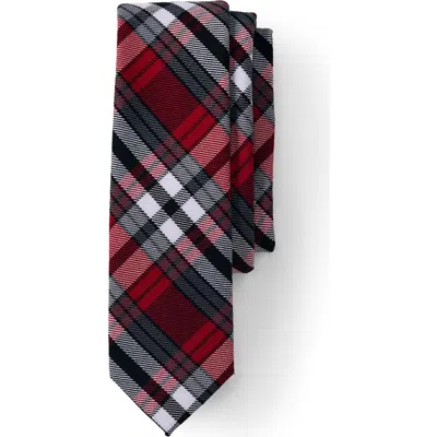 Lands' End School Uniform Kids Plaid To Be Tied Tie In Multi