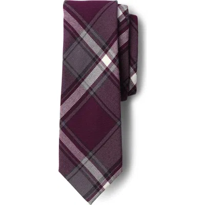 Lands' End School Uniform Kids Plaid To Be Tied Tie In Multi