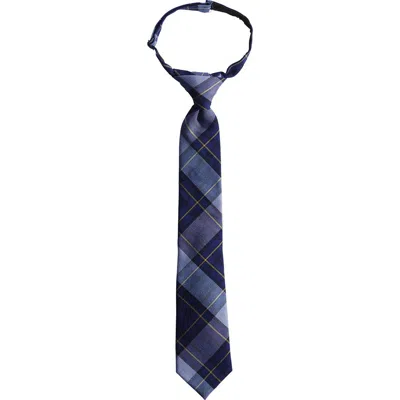 Lands' End School Uniform Kids Pre Tied Tie In Blue