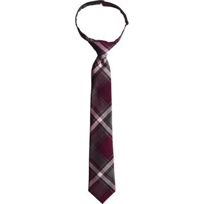 Lands' End School Uniform Kids Pre Tied Tie In Brown