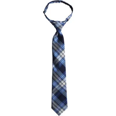 Lands' End School Uniform Kids Pre Tied Tie In Blue