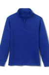 Lands' End School Uniform Kids Quarter Zip Pullover In Cobalt