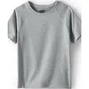 Lands' End School Uniform Kids Short Sleeve Active Tee In Gray Heather