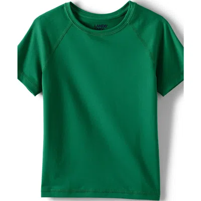 Lands' End School Uniform Kids Short Sleeve Active Tee In Light Malachite