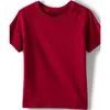 Lands' End School Uniform Kids Short Sleeve Active Tee In Red