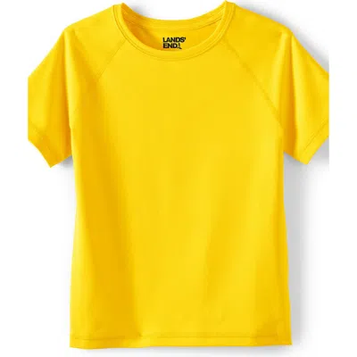 Lands' End School Uniform Kids Short Sleeve Active Tee In Vibrant Sun