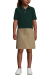 Lands' End School Uniform Kids Short Sleeve Mesh Polo Shirt In Evergreen