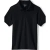 Lands' End School Uniform  Kids Short Sleeve Rapid Dry Polo Shirt In Black