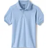 Lands' End School Uniform  Kids Short Sleeve Rapid Dry Polo Shirt In Blue