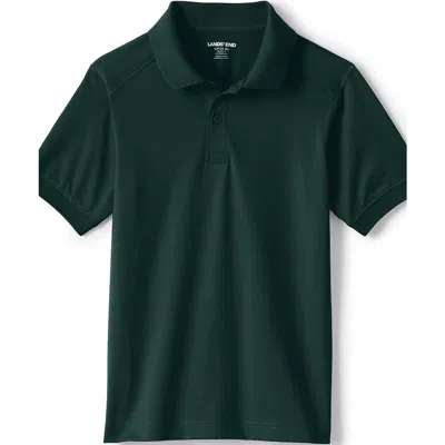 Lands' End School Uniform  Kids Short Sleeve Rapid Dry Polo Shirt In Evergreen