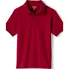 Lands' End School Uniform  Kids Short Sleeve Rapid Dry Polo Shirt In Red