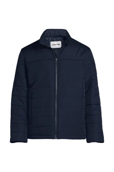 Lands' End School Uniform Men's Big Insulated Jacket In Blue