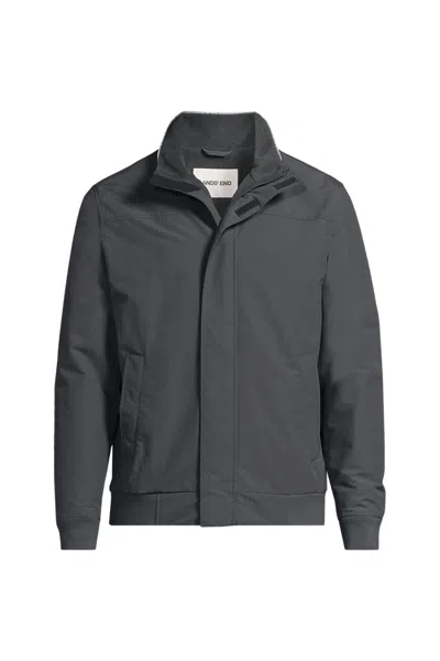 Lands' End School Uniform Men's Classic Squall Jacket In Gray