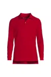 Lands' End School Uniform  Quarter Zip Pullover In Red