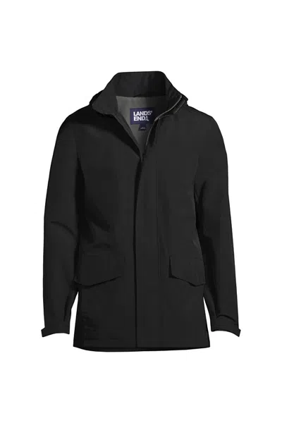 Lands' End School Uniform Men's Outrigger Fleece Lined Jacket In Black