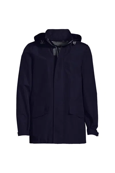 Lands' End School Uniform Men's Outrigger Mesh Lined Jacket In Blue