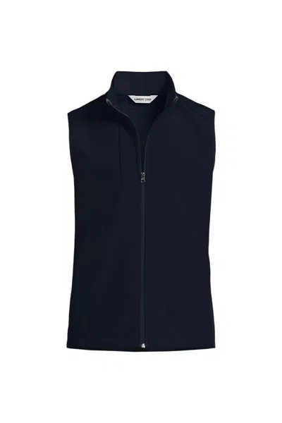Lands' End School Uniform Men's Soft Shell Vest In White