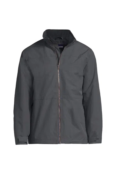Lands' End School Uniform Men's Sport Squall Jacket In Gray