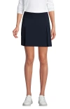 Lands' End School Uniform  Performance Pleated Skort Above The Knee In Classic Navy