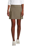 Lands' End School Uniform  Performance Pleated Skort Above The Knee In Khaki