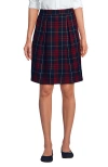 Lands' End School Uniform  Plaid Skort Top Of Knee In Classic Navy Large Plaid