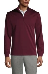 Lands' End School Uniform  Quarter Zip Pullover In Burgundy