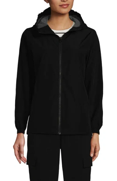 Lands' End School Uniform  Rain Jacket In Black