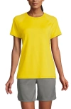 Lands' End School Uniform  Short Sleeve Active Tee In Vibrant Sun