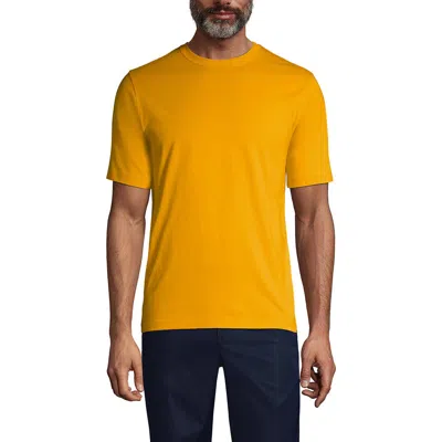 Lands' End School Uniform  Short Sleeve Essential T-shirt In Yellow