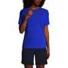 Lands' End School Uniform  Short Sleeve Feminine Fit Essential T-shirt In Cobalt