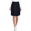 Lands' End School Uniform  Solid Pleated Skort Top Of Knee In Classic Navy