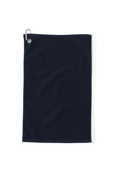 Lands' End School Uniform Solid Sports Golf Towel In Blue