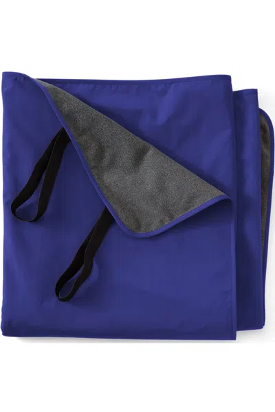 Lands' End School Uniform Squall Stadium Throw In Blue