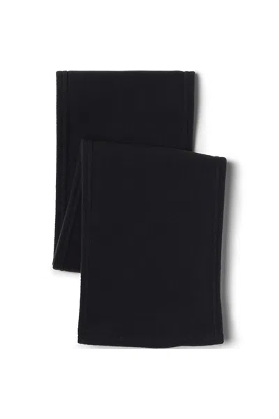 Lands' End School Uniform Thermacheck 100 Fleece Scarf In Black