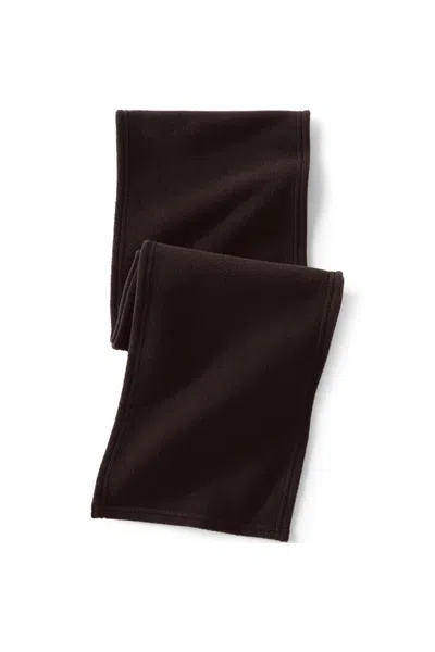 Lands' End School Uniform Thermacheck 100 Fleece Scarf In Brown